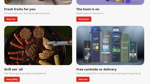 H-E-B Unilever Display Ad